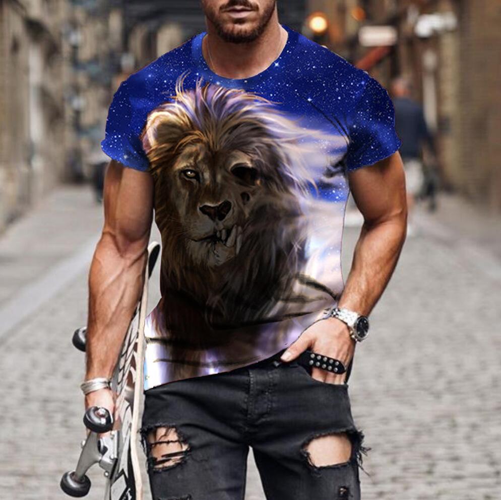 Summer Fashion Short Sleeve T-Shirt 3D Print Tee