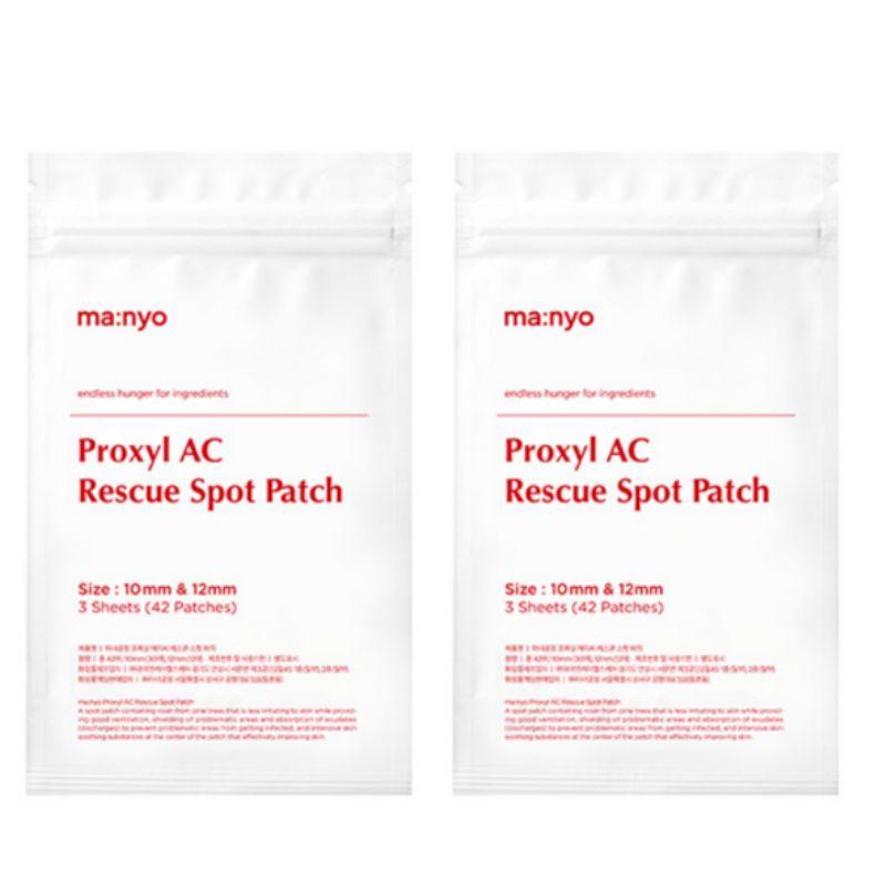 Manyo Factory Proxyl AC Rescue Spot Patch Acne Care Hydrocolloid Spot Patch 42pcs x 2