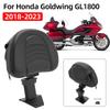 Zwarte Motorfiets Accessoires Verstelbare Voorste Bestuurder Rijder Rugleuning Rugleuning Pad Kit Voor Honda Goldwing 2018-2025 GL1800