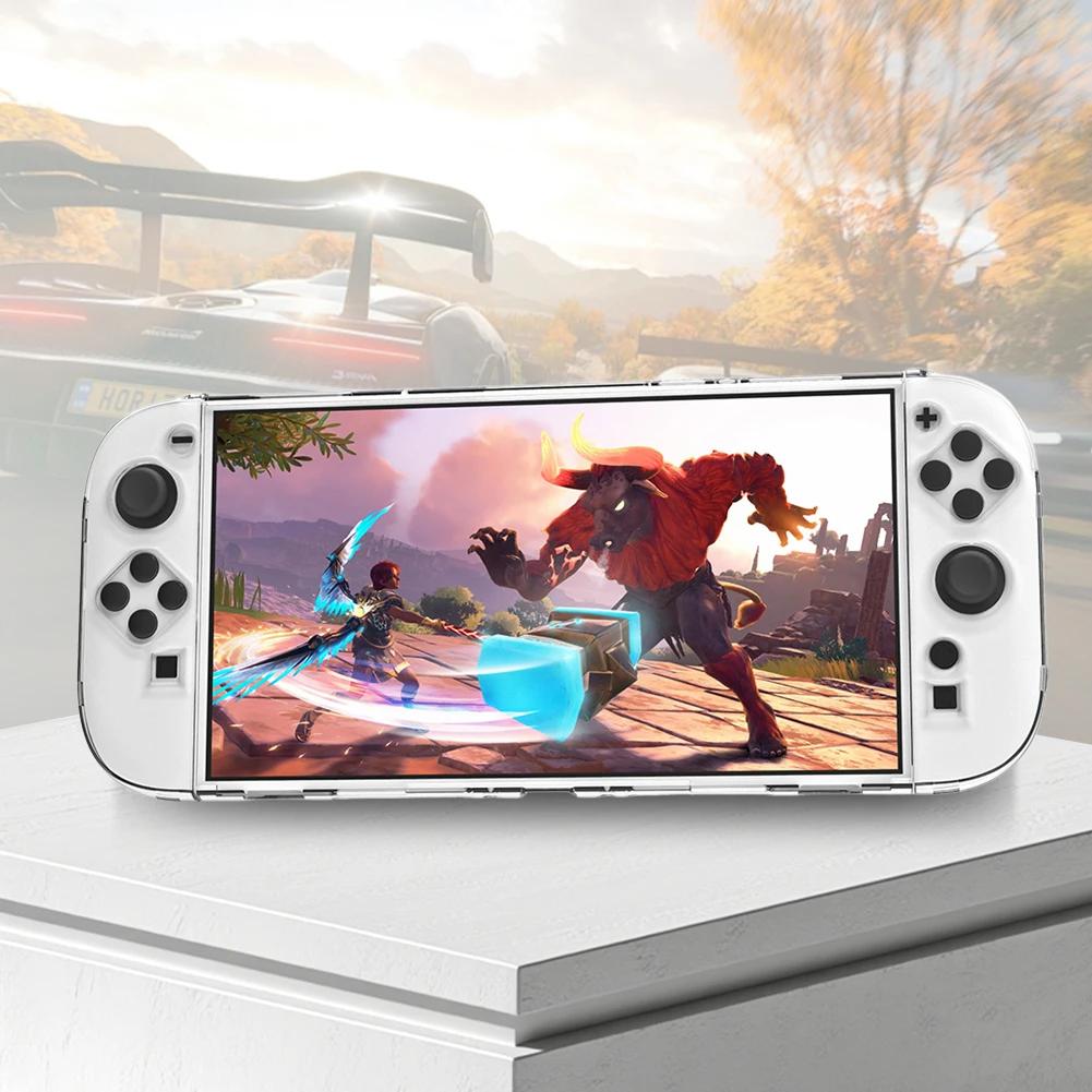 Clear PC Hard Case for Switch 2 Split Clear Cover Anti-scratch Crystal Protector Case Shockproof for Nintendo Game Accessories