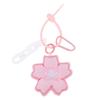 Pink Cherry Blossom Key Chain Fabric Sakura Pendant Cute Flower Key Ring Backpack Charms Car Decoration Bag Accessories