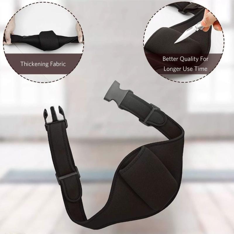 Adjustable Mic Belt Durable Hands-Free Microphone Waist Holder Pouch Secure Fit for Outdoor Speakers Workout Coaches