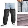 Mangas Cálidas para Piernas Rodilleras Impermeables para Motocicleta Calentador de Piernas con Cremallera Invierno Térmico Rodillera Protectores de Pierna para Motocicleta Rodilleras