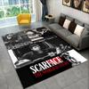 Retro Scarface Classic Movie Tony Carpet Rug for Playroom Bedroom Living Room Sofa Home Decor,kid Area Rug Non-slip Floor Mat