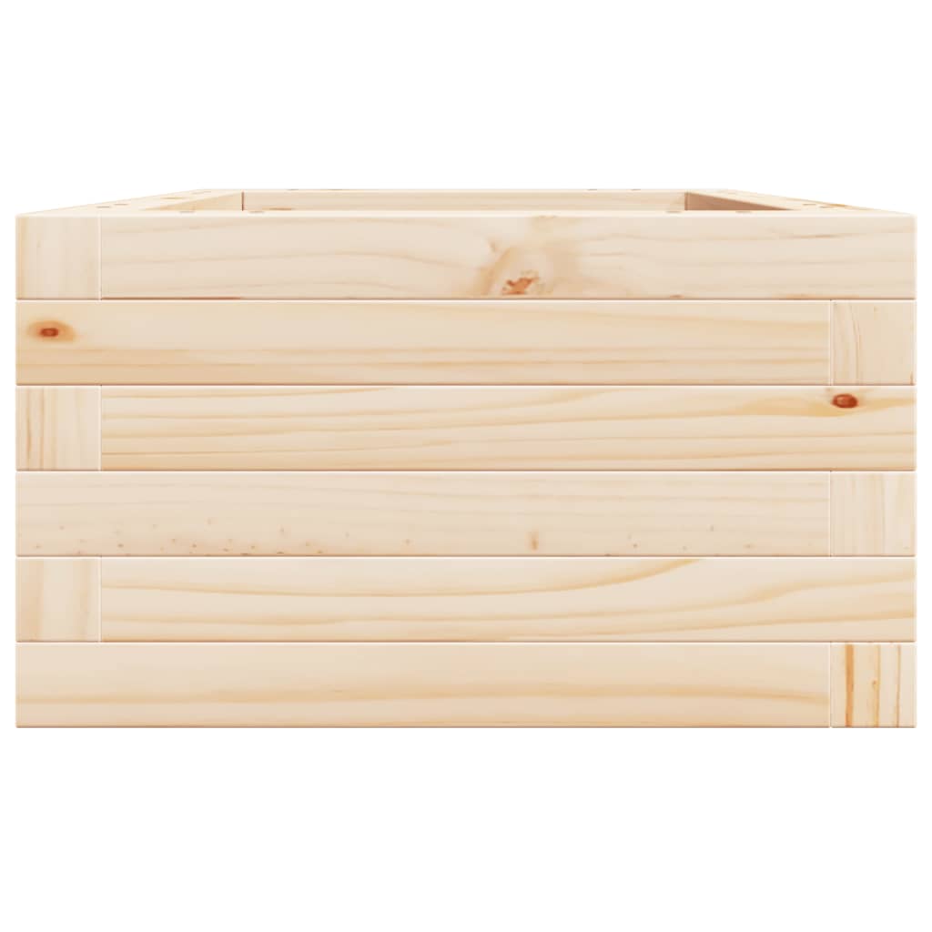 Plant Pot 40x40x23 cm Solid Pine Wood