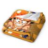 Japanese Anime Super Goku Blanket Cover Coral Fleece Plush DBZ Lightweight Throw Blankets for Car Sofa Couch Bed Rug