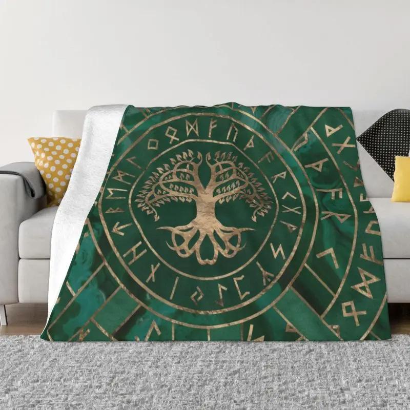Colorful Tree Of Life Blanket Flannel Blanket Sofa Office Blanket Source
