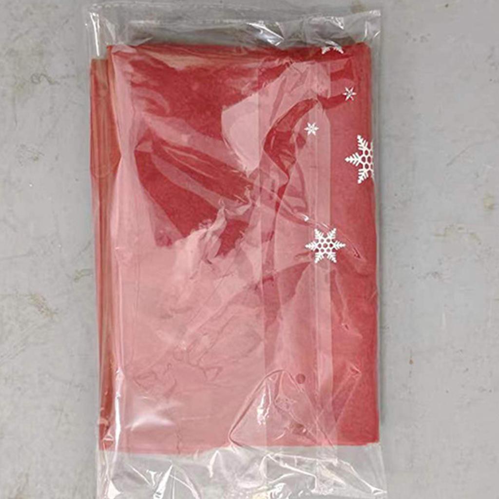 Christmas Chair Covers Santa Hat Slipcover Non-woven Tree Snowman Chair Back Covers for Dinning Room Banquet Decoration