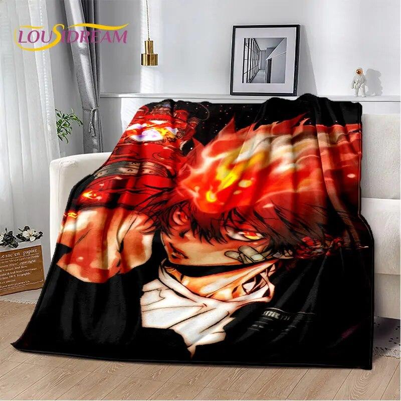 Anime Teachers Hitman Reborn Soft Plush Blanket,Flannel Blanket Throw Blanket for Living Room Bedroom Bed Sofa Picnic Cover Kids