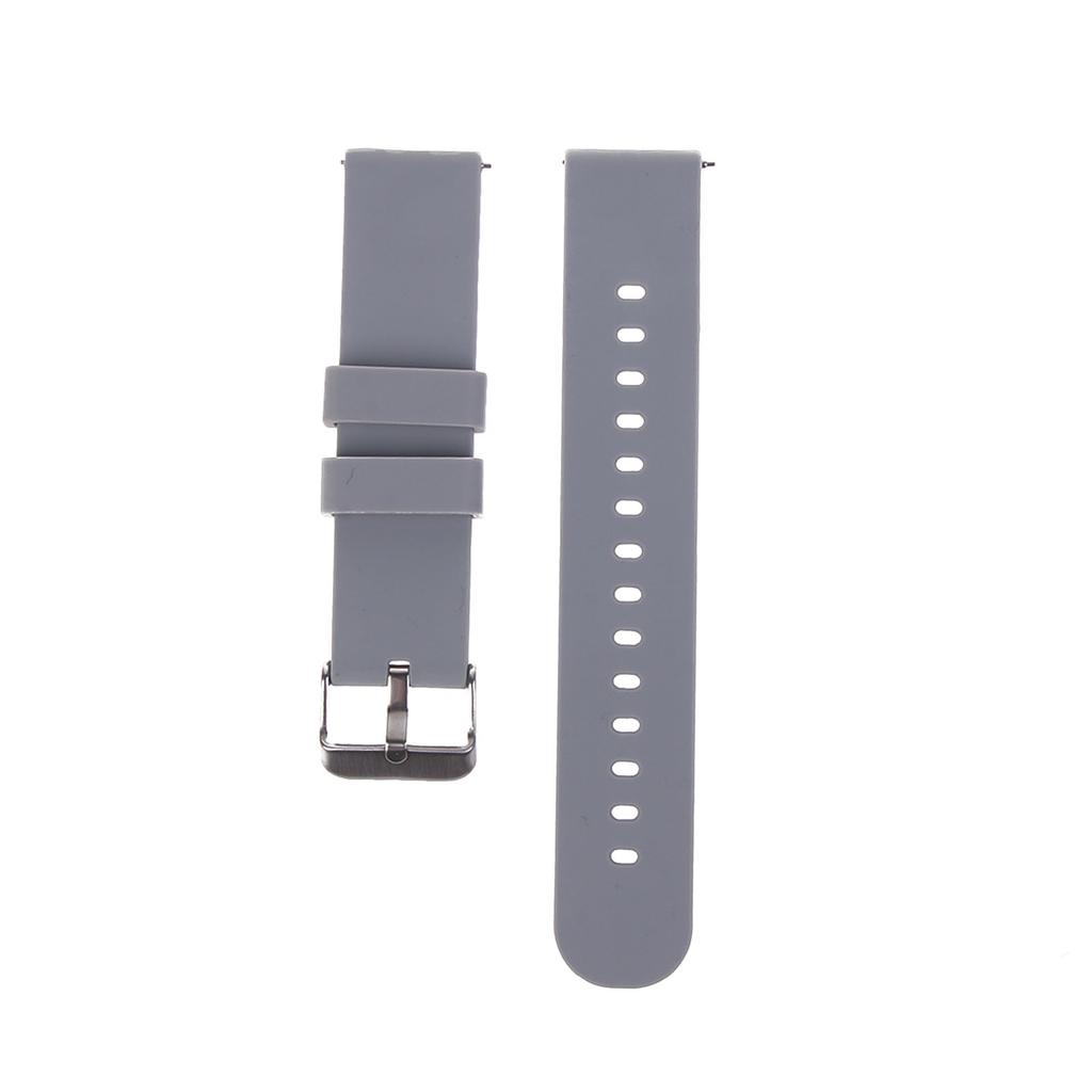 22/20mm Adjustable Sport Silicone Washable Replacement Strap Soft Wristband Bracelets Waterproof Washable Quick Release
