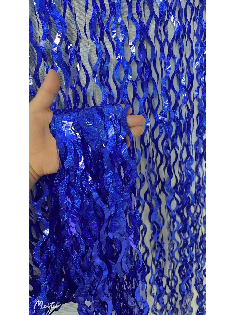 New Ceramic Scimitar S-Shaped Party Tinsel Garland Curtain