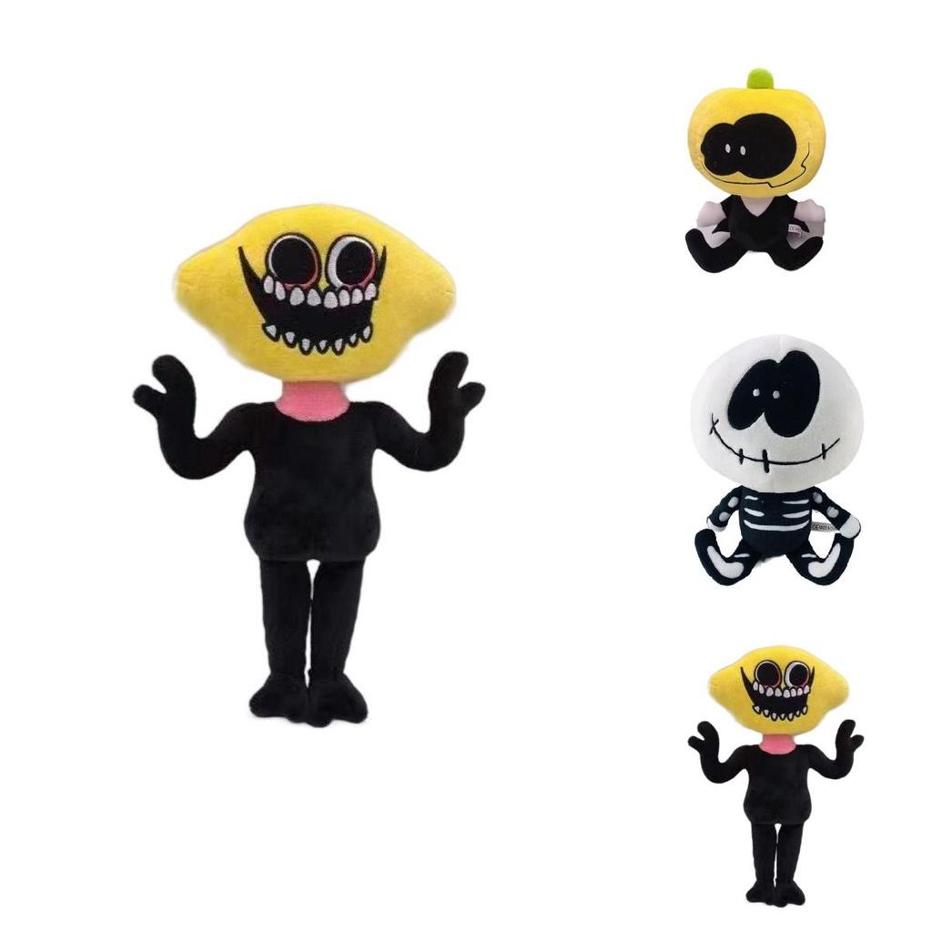 Friday Night Funkin Plush Toy Adorably Soft Fnf Whitty And Boyfriend Lemon Demon Doll For Kids