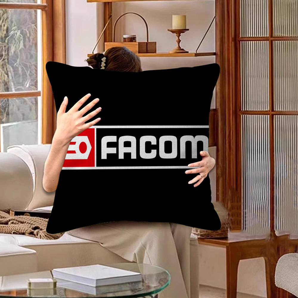 FACOM Logo Pillow Cover Sofa Cushion Cover Home Room Decoration Children Gift