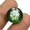 Colombian 13.25 Ct Natural Green Emerald Round Cut CERTIFIED Loose Gemstone