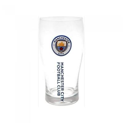 Manchester City FC Offizielles Fußballwappen Pintglas