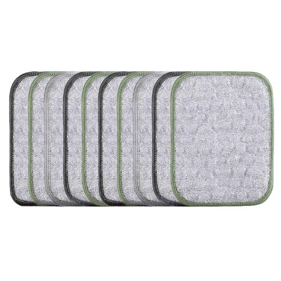10Pcs Multipurpose Wire Dishwashing Rags Fast Drying Non-Scratch Reusable Wire Cleaning Cloth Kitchen Dishcloth