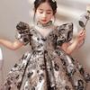 Flower Girl Dresses Kids Turkish Ball Gowns Vintage Spanish Children Birthday Party Dress Easter Eid Birthday Party