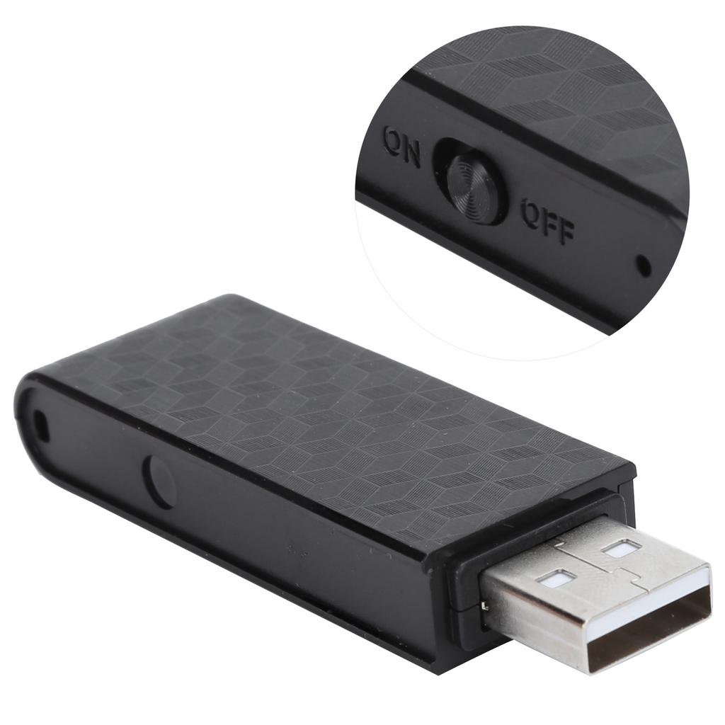 Portable Small Mini Audio Recording Equipment Device U Disk Sound Recorder Black4GB