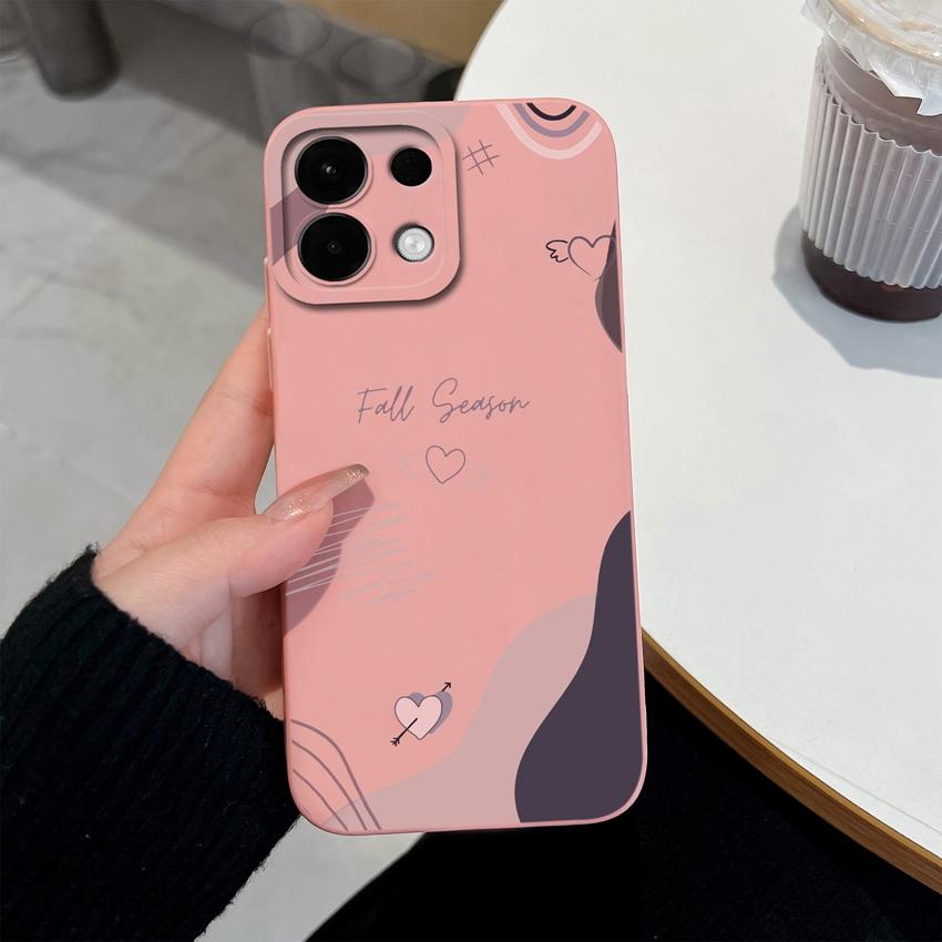 For Oppo K12 A5 A5X Realme 5 6 7 8 9 10 Pro Plus Phone Case Pretty Love Heart Pattern Soft Silicone Upgraded Anti Fall Protective Cover For Oppo Shell