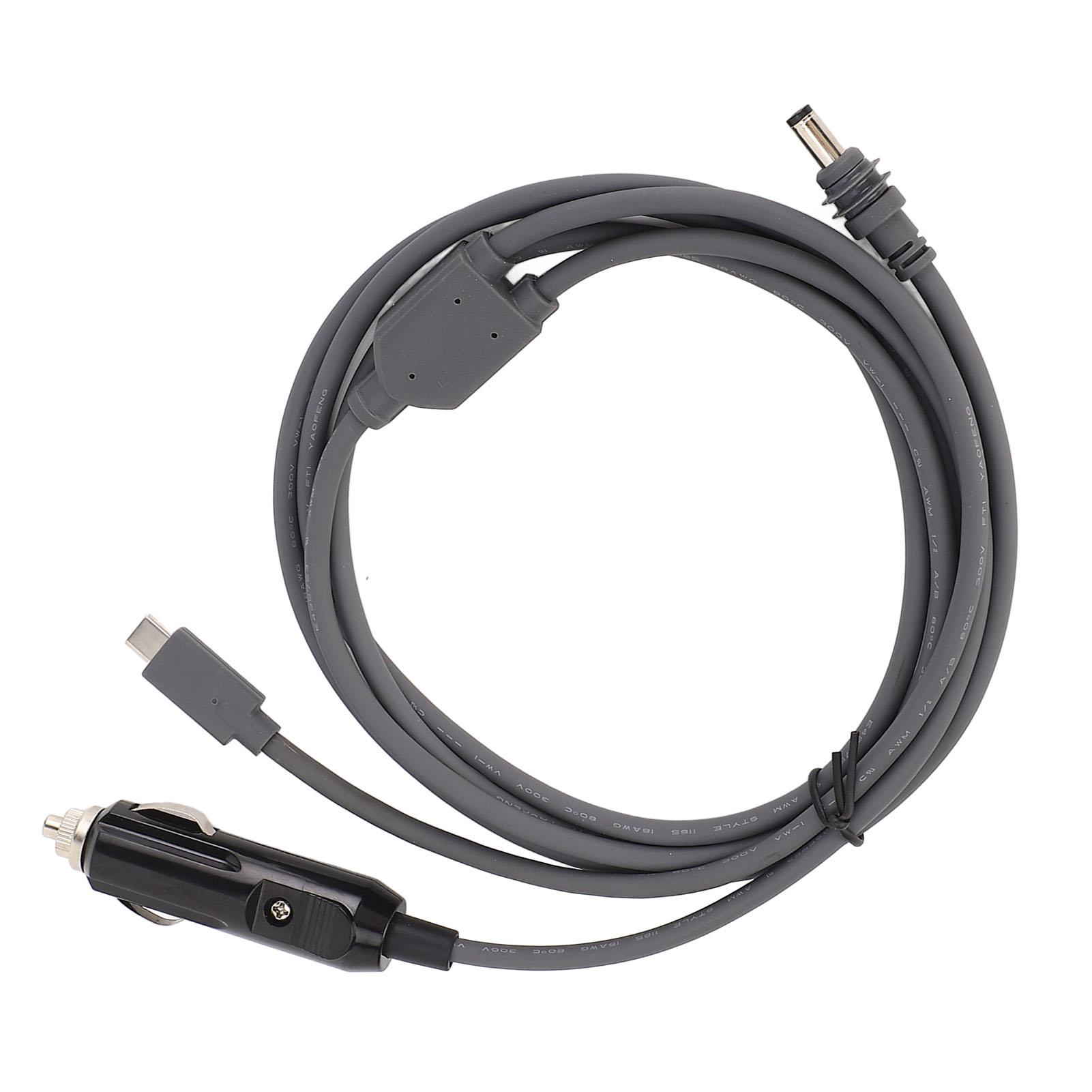 

Кабель питания 2 в 1 для мини-антенны USB C и адаптера прикуривателя на шнур питания постоянного тока 5,5x2,1 мм