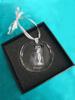 Saluki, Persischer Windhund, Arabischer Windhund - Kristallkugel mit Foto, Hunde-Foto in Kristall, personalisierter Weihnachtsbaumschmuck der Marke Art-Dog