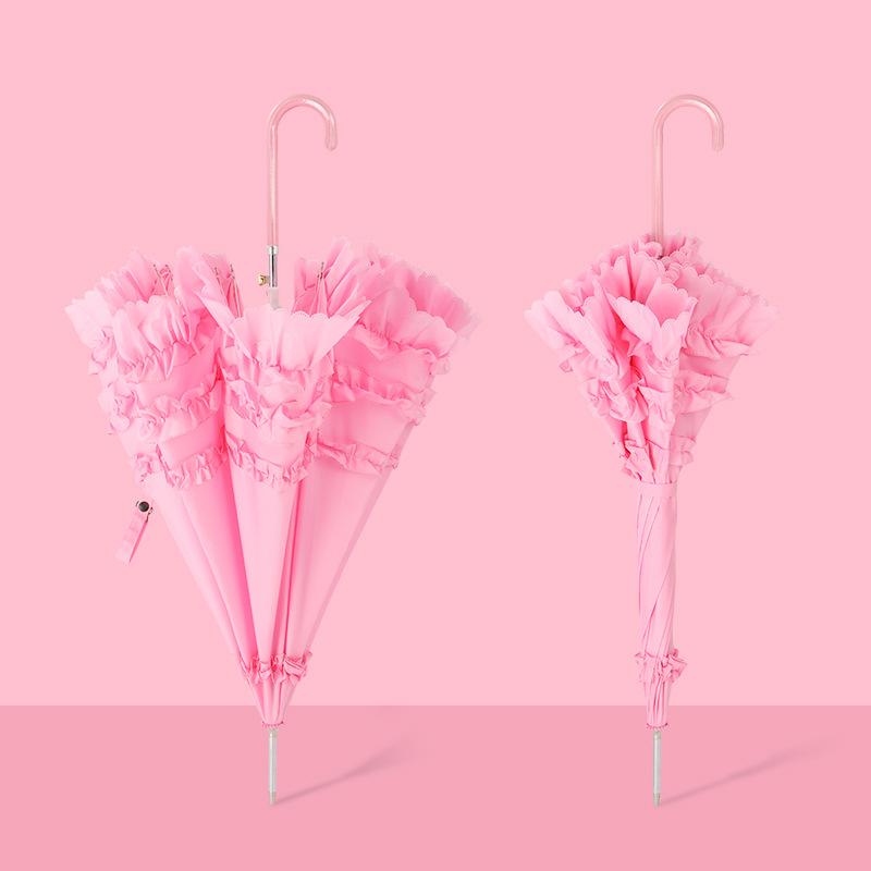 

Винтажный викторианский уличный мужской зонтик черного цвета в готическом стиле, кружевной зонтик, черный свадебный зонтик от солнца в стиле Лолиты, черный зонт-пагода