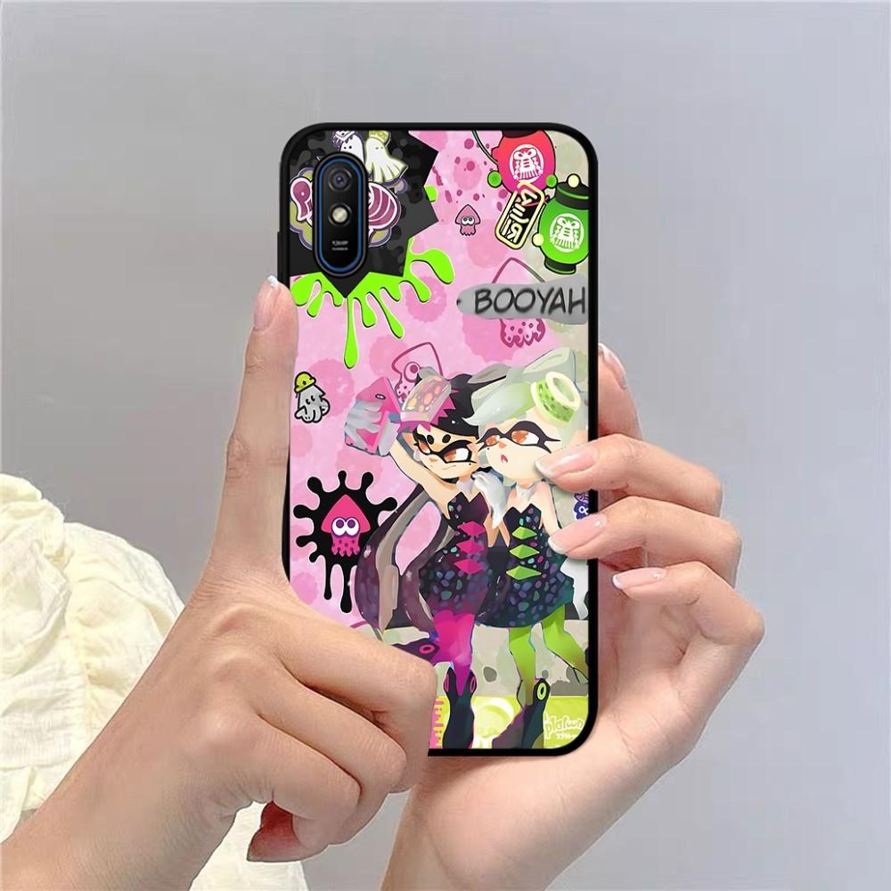 Splatoon Phone Case For Redmi 5 6 7 8 9 10 Plus Pro 6 7 8 9 A GO K20 K30 K40 Pro Plus F3 Fundas