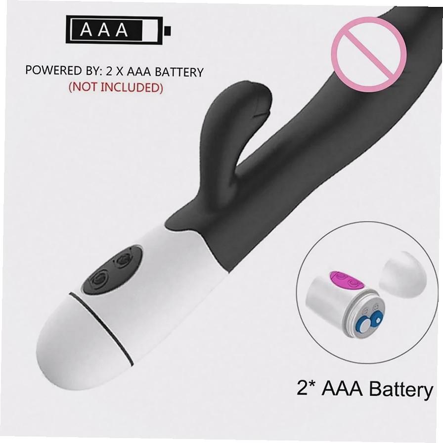 Skin Non Irritating Silicone Vibrator Hypoallergenic Safe Material Long Time Comfortable Use Dual Area Synchronous