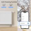 Tuya ZigBee Intelligentes Thermostatisches Heizkörperventil, APP- & Sprachsteuerung, Programmierbares TRV, Frostschutz, Kindersicherung