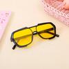 Oversized Stylish Sunshade Eywear Sunglasses for Children Uv400 Vintage Square Frame Eyeglasses Gafas De Sol Polarized Goggles