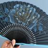 Bambusrahmen Faltbarer Handfächer Pfingstrosenblüten Tanzfächer Sanftes Design Retro Handfächer Geschenkidee