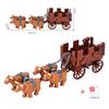 Serie Medieval Carro Carruaje Asiento de Elefante Rompecabezas Infantil Bloque de Construcción Ensamblaje Juguete Bolsa Opp