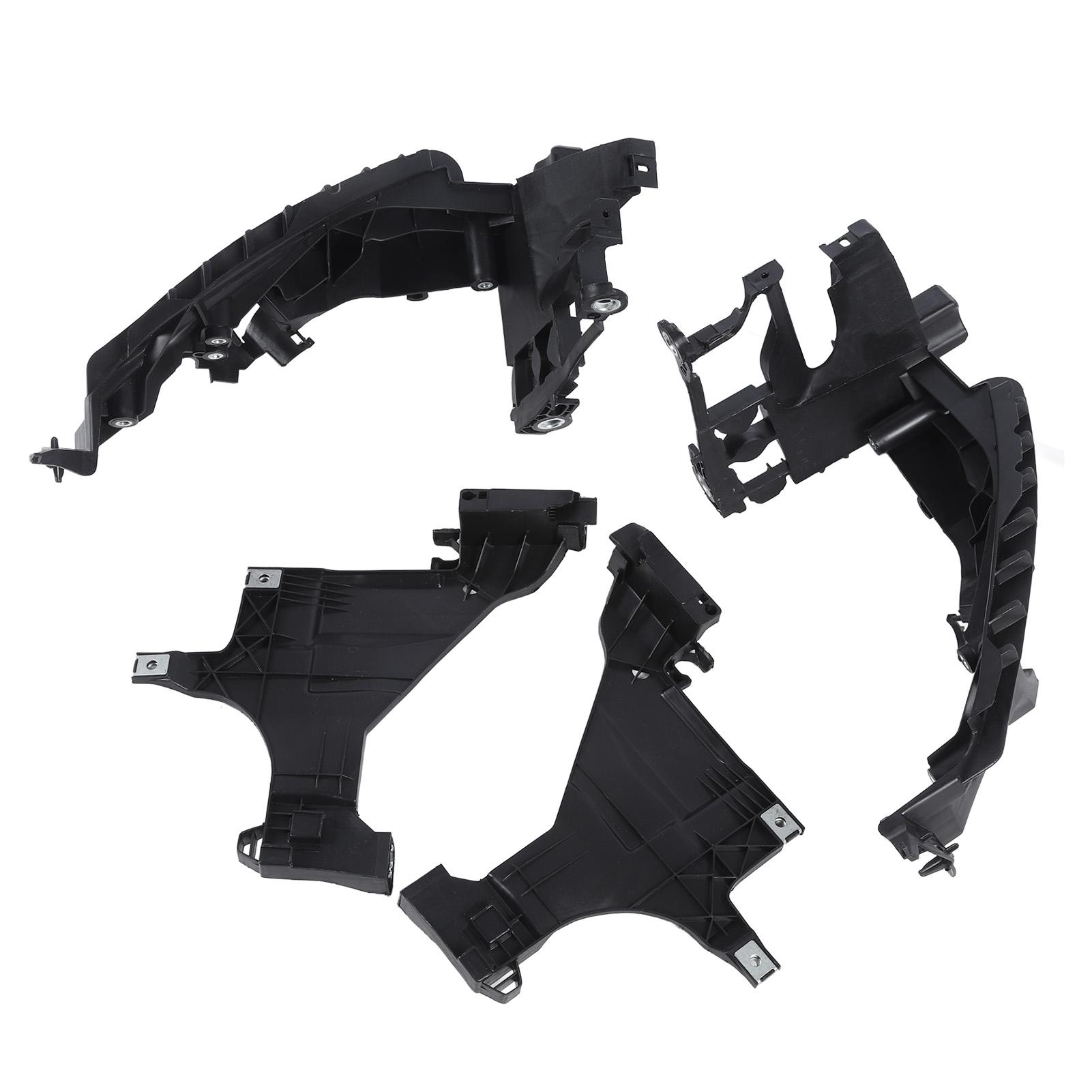 

4 шт. Переднее крепление фары 8T0941453B Высокая прочность Виброустойчивый Левый Правый Кронштейн поддержки фары для A4