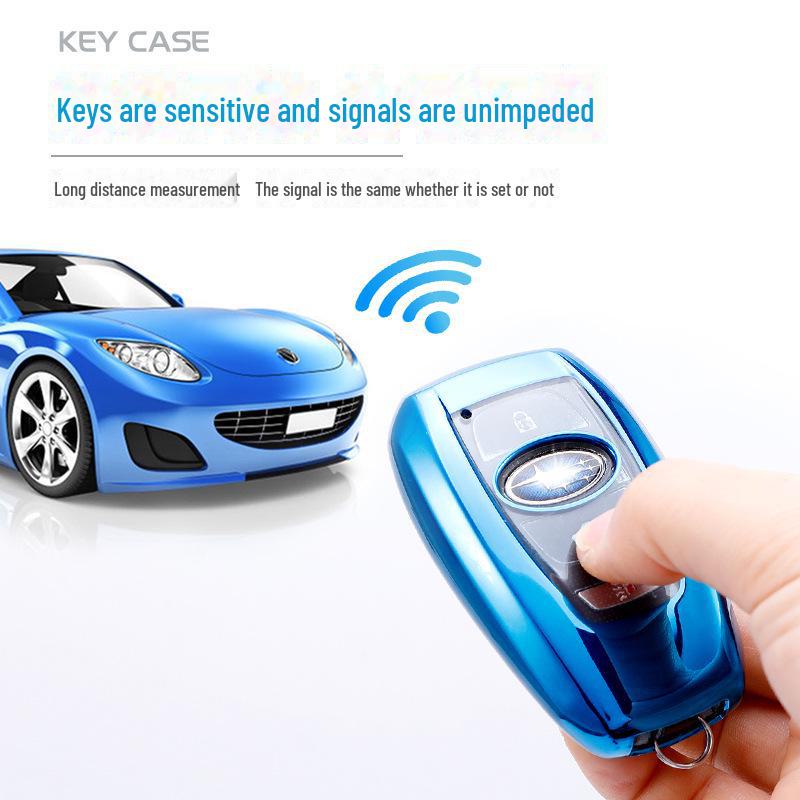 "TPU Soft Rubber Key Cover for Subaru XV, Forester, Outback, and Legacy"