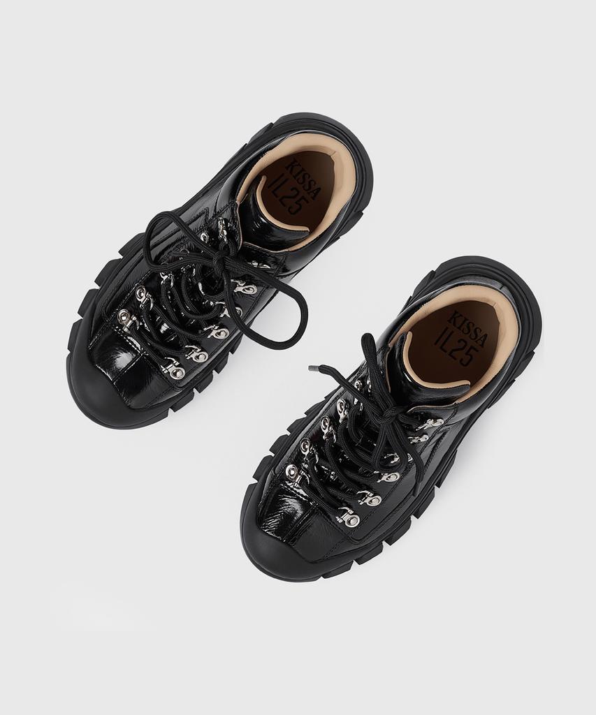 Kissa Lace-Up Leather Sneakers W507006