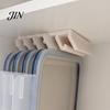 Crisper Seal Lid Holder Storage Rack, with 5-Slot Partition, Adhesive Wall Mount Anti-Mold Fresh-keeping Box Rack Hanger, Space Saving Organizer