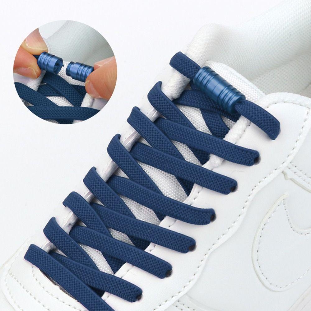 Man Women No Tie Shoelaces Semicircle Elastic Lazy Shoe Laces Shoe Accessories