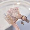 Girls' 2025 Summer Bow Rhinestone Sequin Princess Sandals