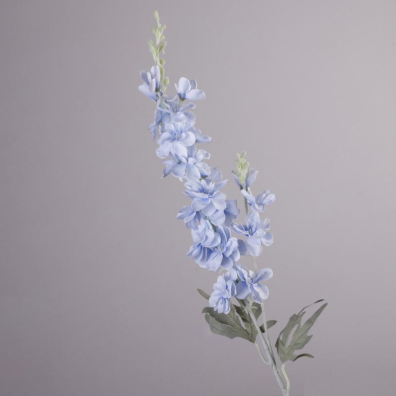 83Cm Flocking Delphinium Artificial Flower Branch Home Decoration Fetionzi Fake Flower Wedding Decor Banquet Photography Props