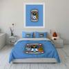 Football logo with animals. Bedding sets Duvet cover sets Duvet covers Pillowcases(1*Duvet Cover 2*Pillowcases without duvet insert)