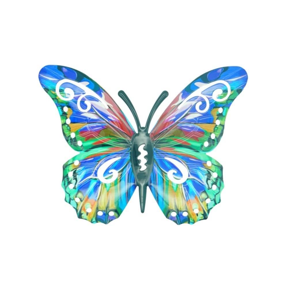 Metal Butterfly Wall Decor DIY Butterfly Decorative Post  for Garden Balcony Patio Outdoor