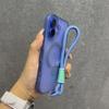 Luxury With Lanyard Soft Silicone For Magsafe Case for For Iphone 16 15 14 Plus 13 12 Pro Max Wireless Charge Magnetic Clear Cover