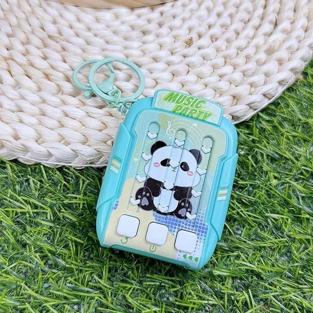 Stress Relief Dancing Machine Keychain Rhythm Game Musical Challenge Keychain  Electric