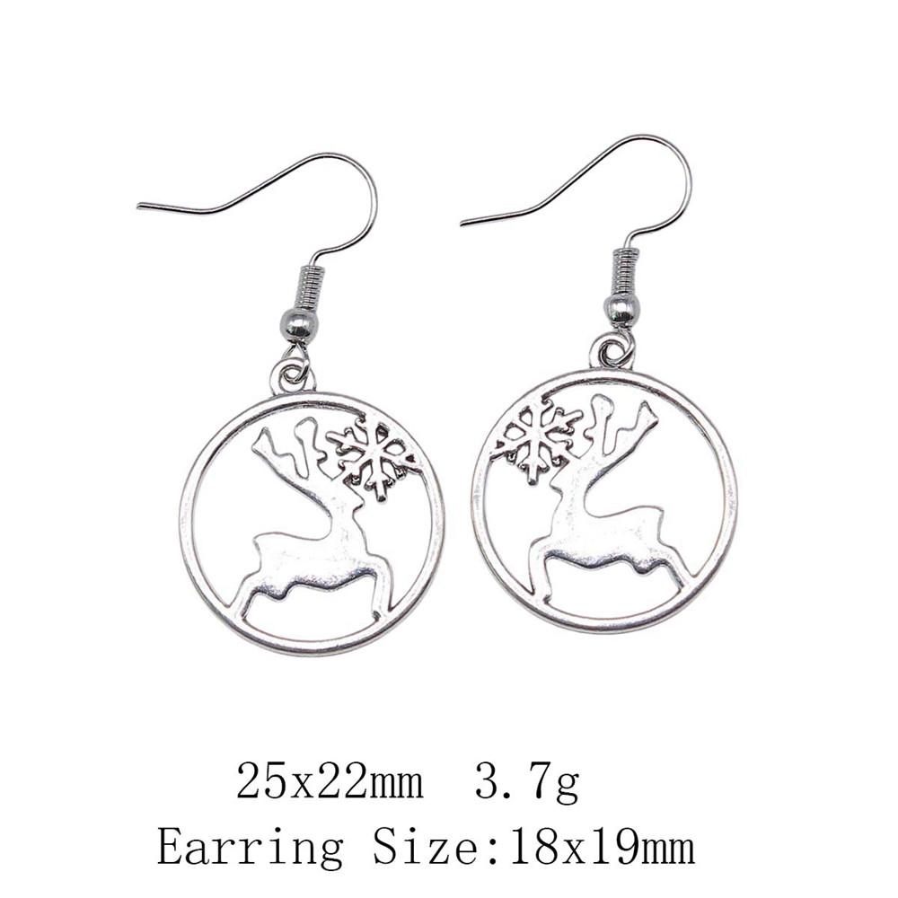 Christmas Decorations Earrings Set Animals Drop & Dangle Earring Backpack Ear Rings