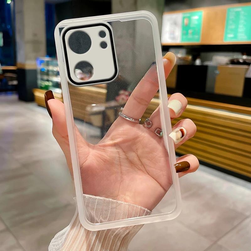 For Motorola Edge 50 Fusion 50pro Transparent Camera Lens Film Silicone Soft Case for Moto Edge 50fusion Edge40 NEO Shockproof Clear TPU Cover