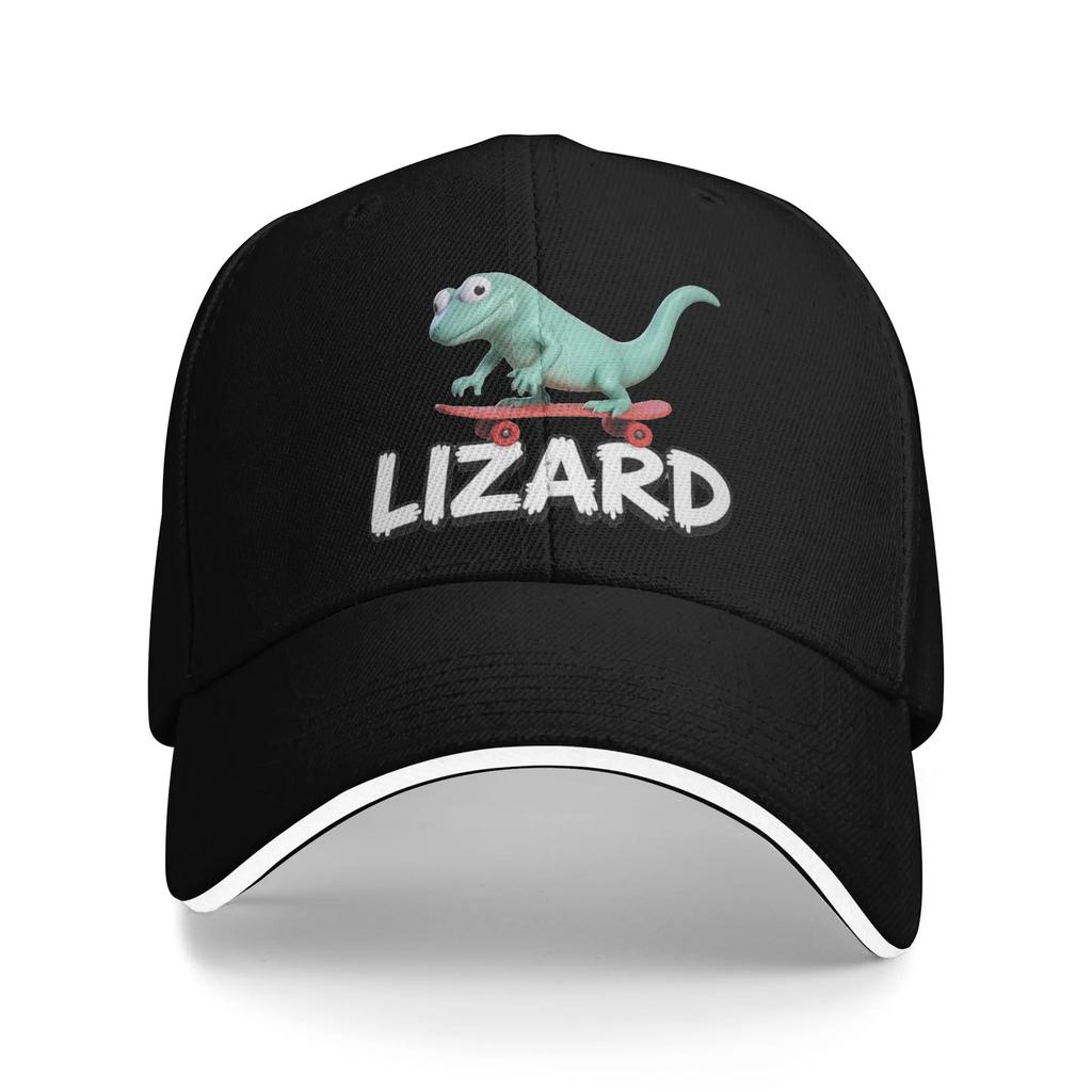 Hoppers Cartoon Tom Lizard Baseball Caps Retro Sandwich Caps Unisex Adjustable Dad Hat Travel Gift