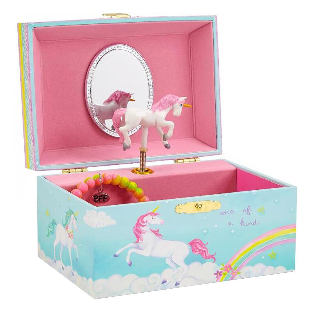 The First Music Jewelry Organizer for Children, With a Rotating Doll, Providing Personalized Birthday Gifts for Girls Aged 3 To 8