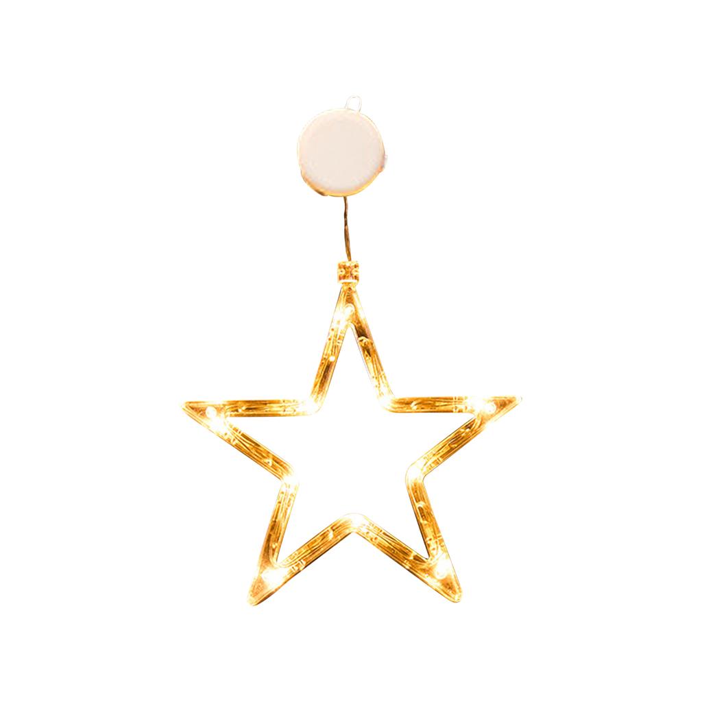 Weihnachtsfensterlichtdekorationen, Weihnachtsbäume und andere geformte Weihnachtslichter, batteriebetrieben, mit Saugnapf, hängende Lichterketten für den Innenbereich.