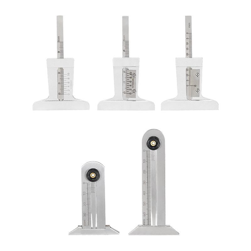 Stainless Steel Tire Tread Depth Caliper Gauge 0-30mm/0-50mm/0-60mm