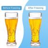 330ml/500ml High-end Craft Beer Glass Creative Carved Beer Glass Cold Drink Cup Household Large Capacity Water Cup Bar Glassware